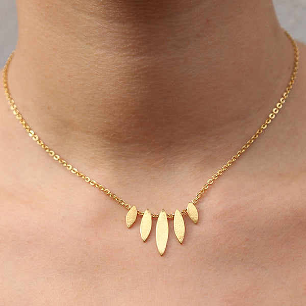 Icarus Graduated Necklace Gold Plated