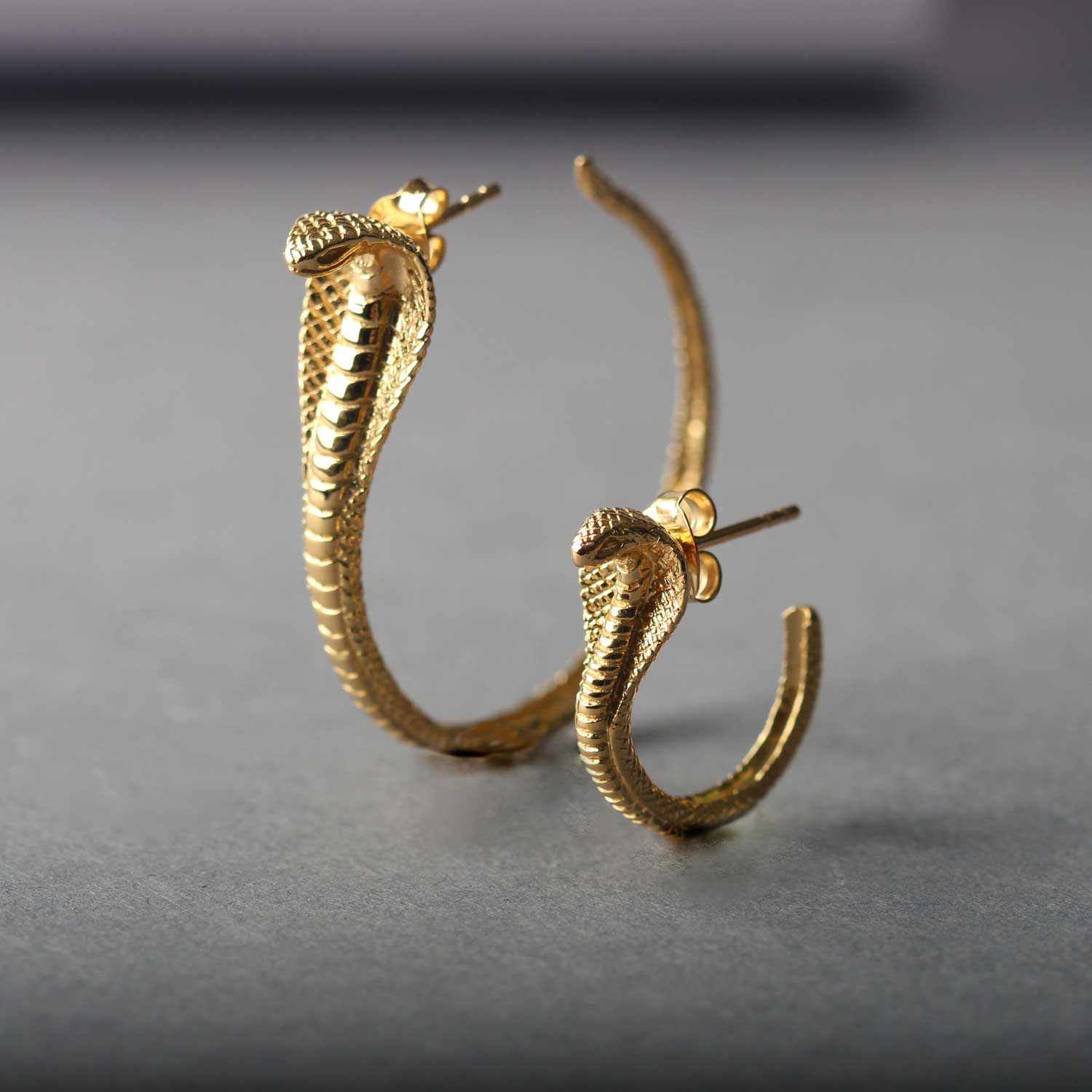 Cobra snake best sale earrings
