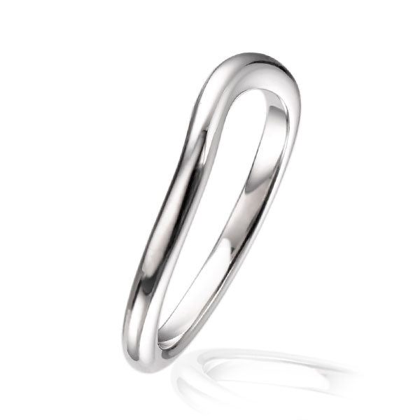 EC One "Dainty" Curved Shaped Fitted Wedding Ring