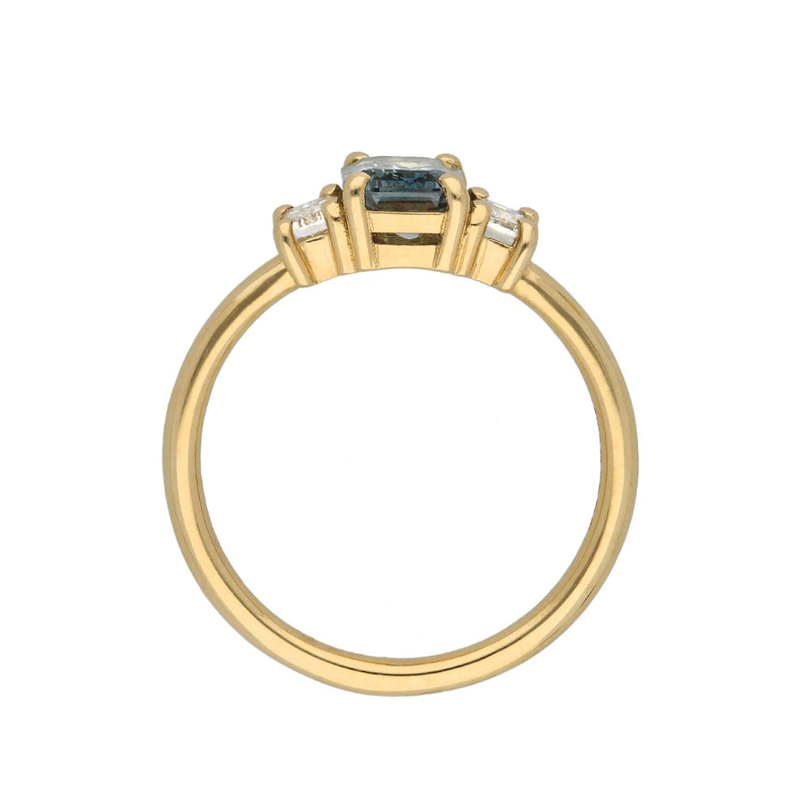 GRACIE Sapphire & Diamond Trilogy Engagement Ring