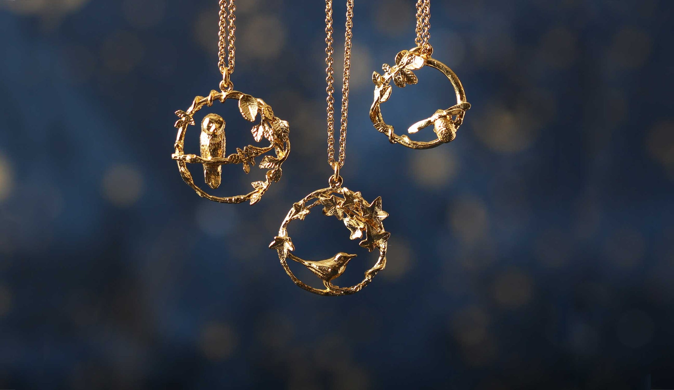 Alex Monroe for EC One Limited Edition Necklaces