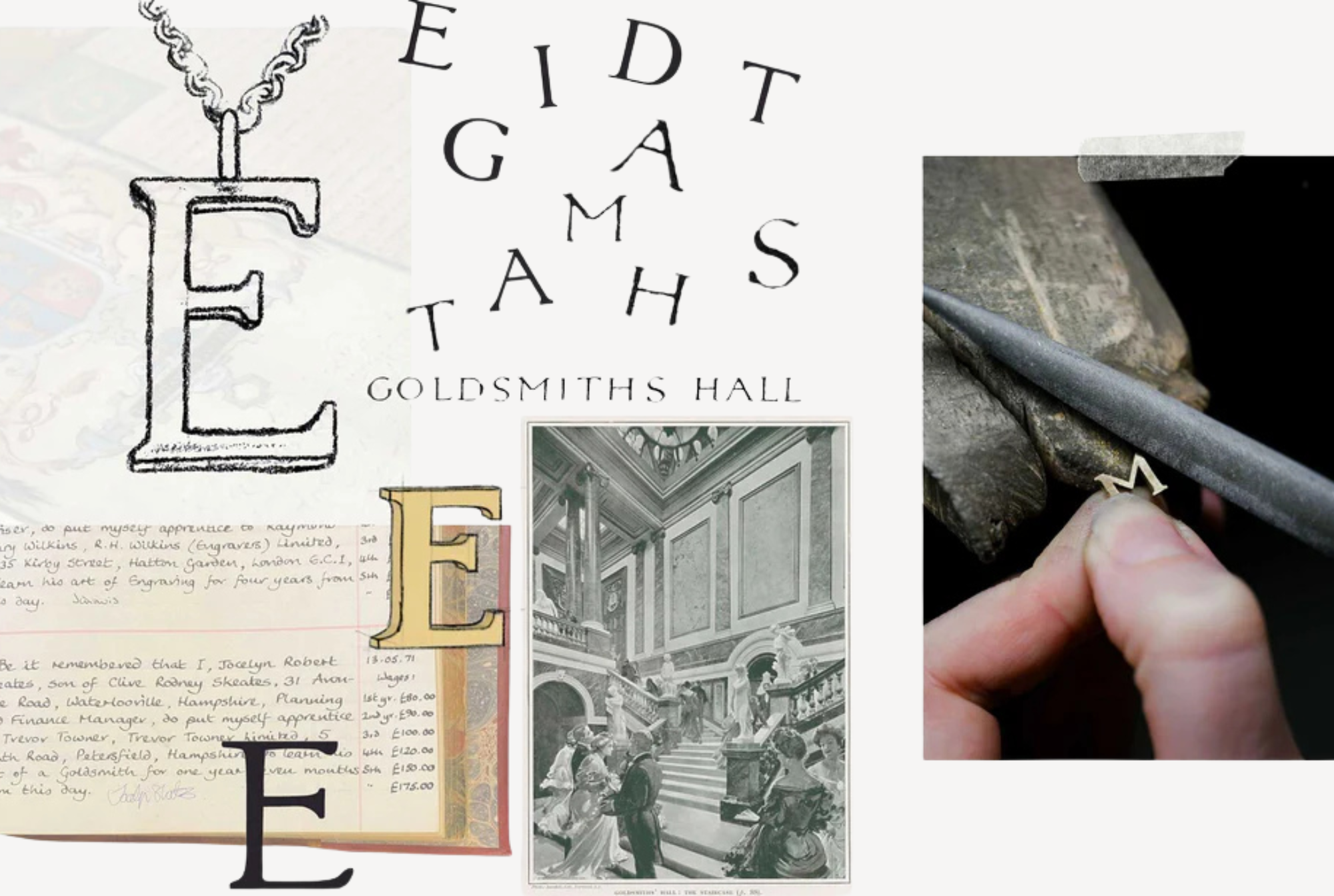 E.C.One Signature Letter Pendants: A Heritage-Inspired Collection