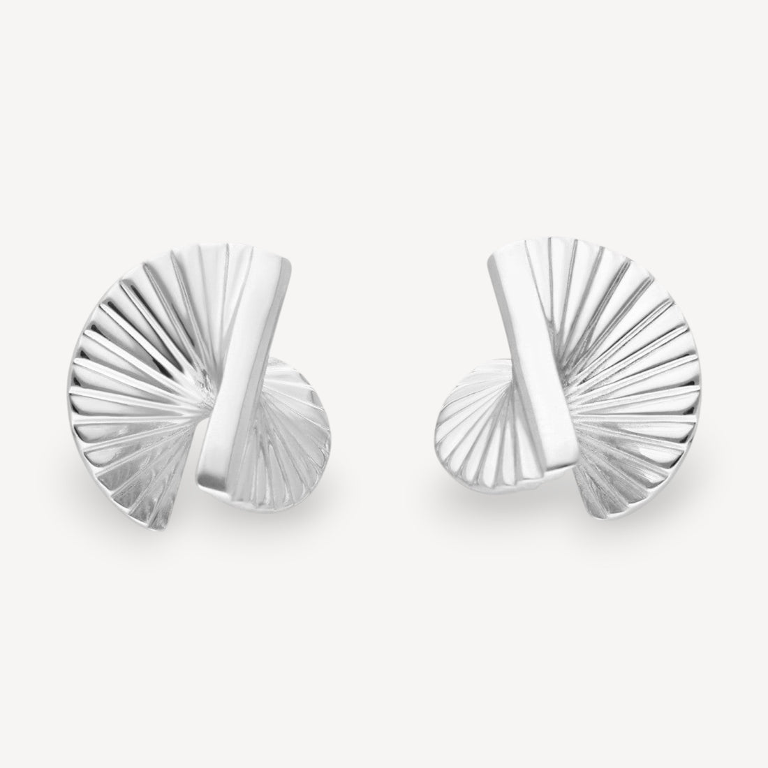 BABY FAN Earrings Silver