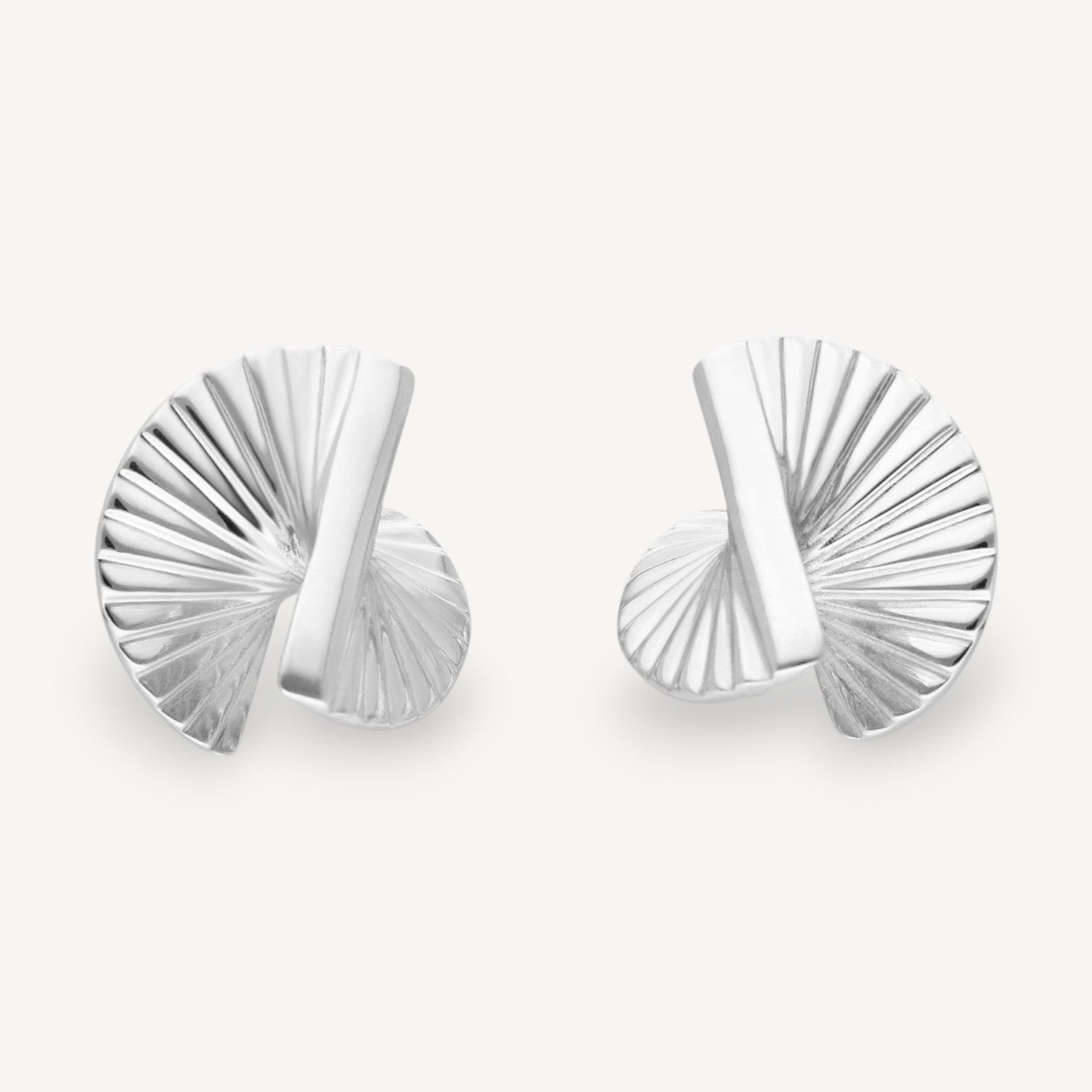 BABY FAN Earrings Silver