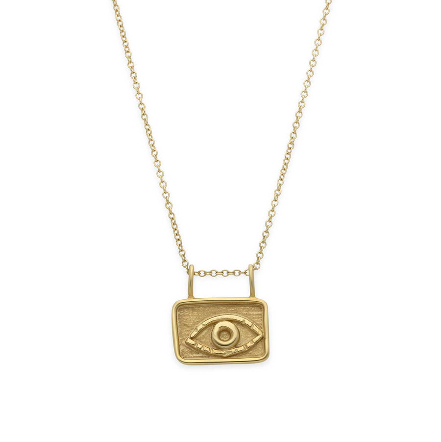 Fotini Psarouli Gold small eye in-line necklace at EC One London