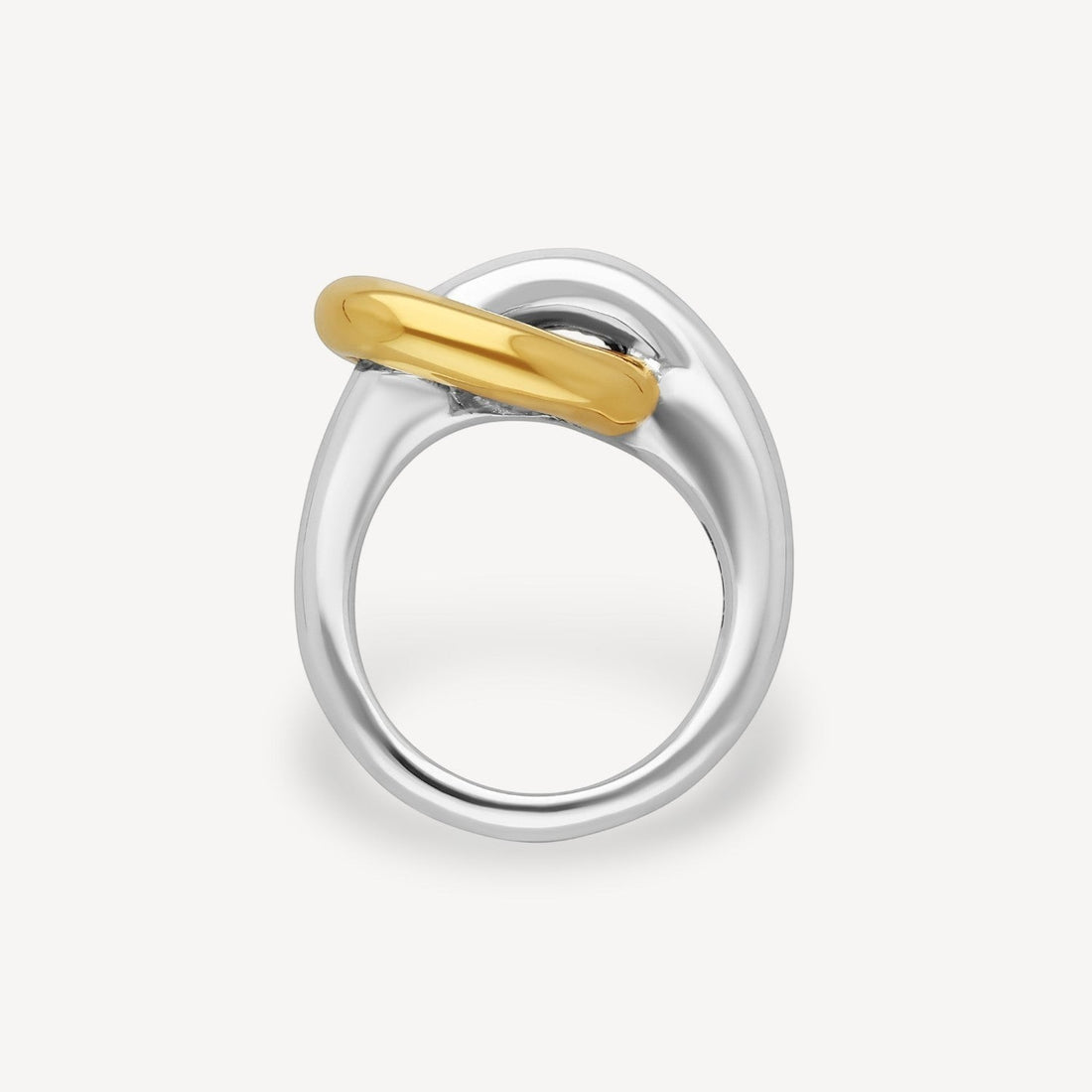 TORUS Ring Silver & Gold Plated Ring