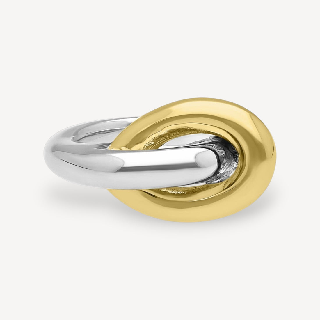 TORUS Ring Silver & Gold Plated Ring