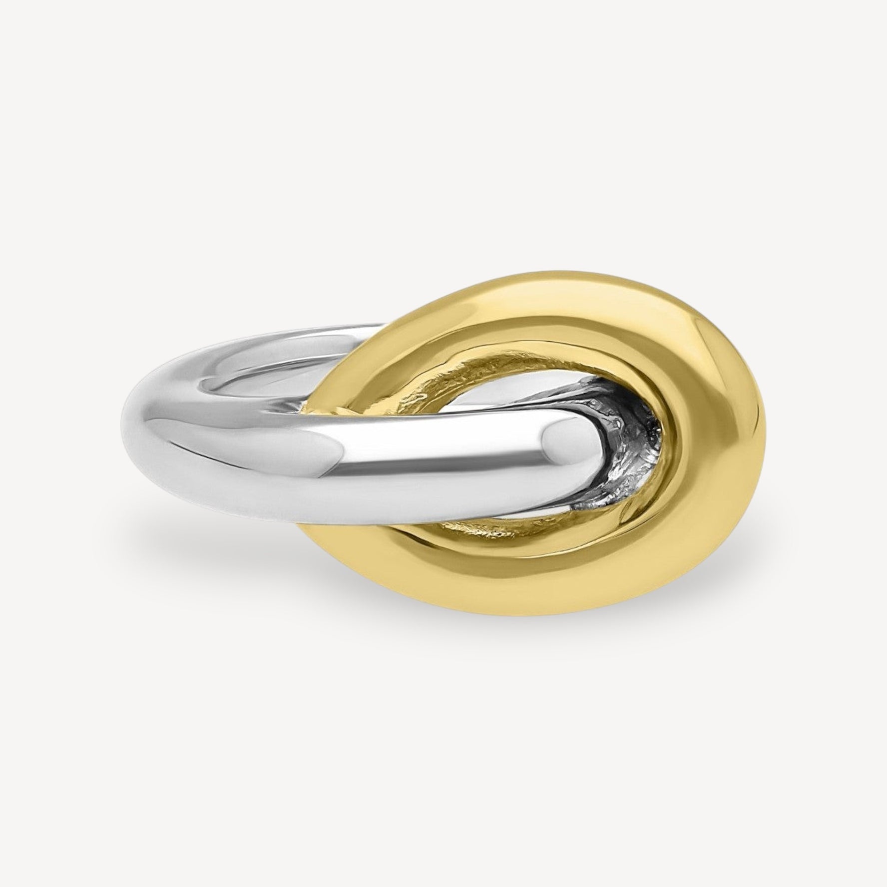 TORUS Ring Silver & Gold Plated Ring