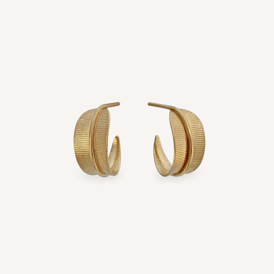 Phoenix Small Hoop Earrings Gold Plated