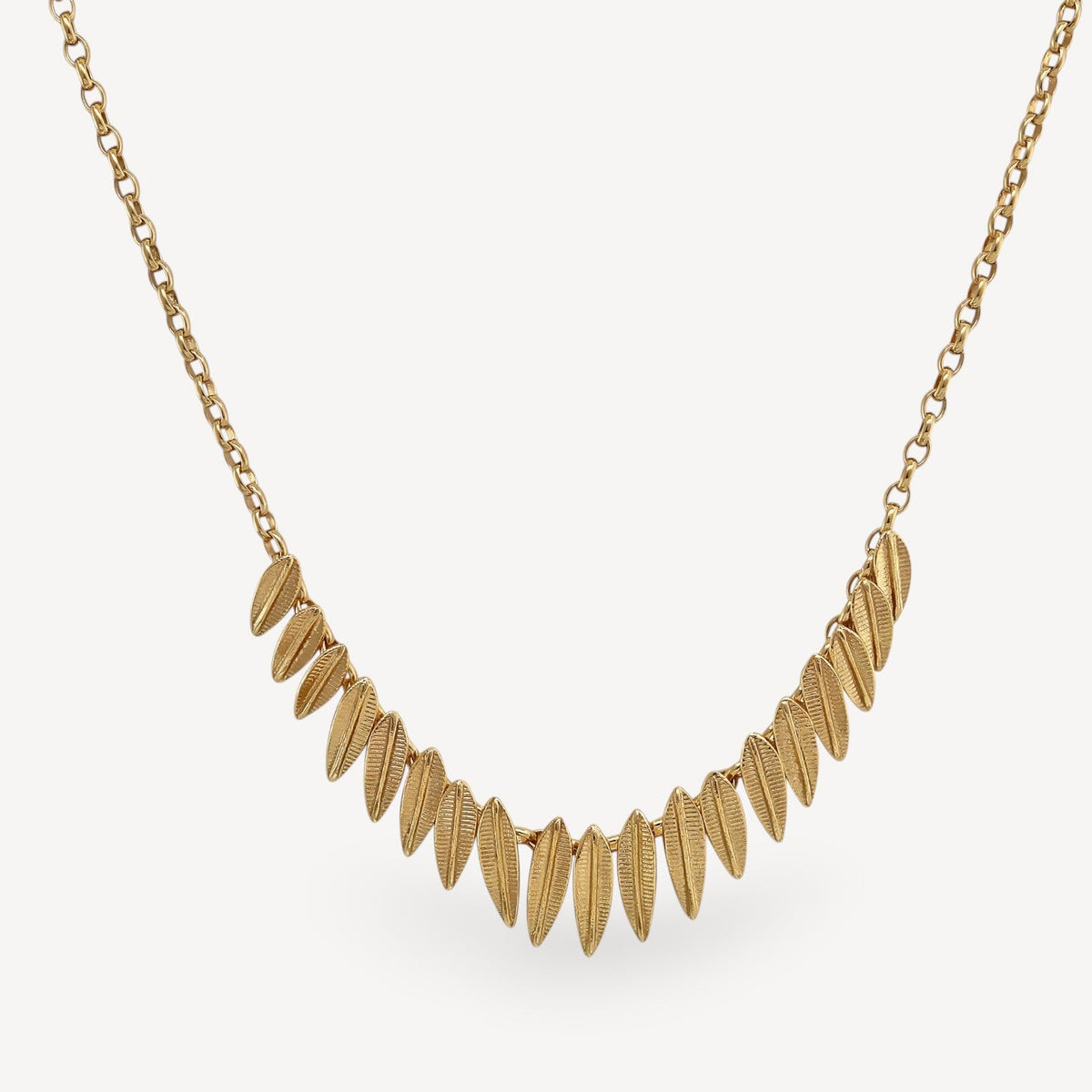 Phoenix Fringe Necklace Gold Plated