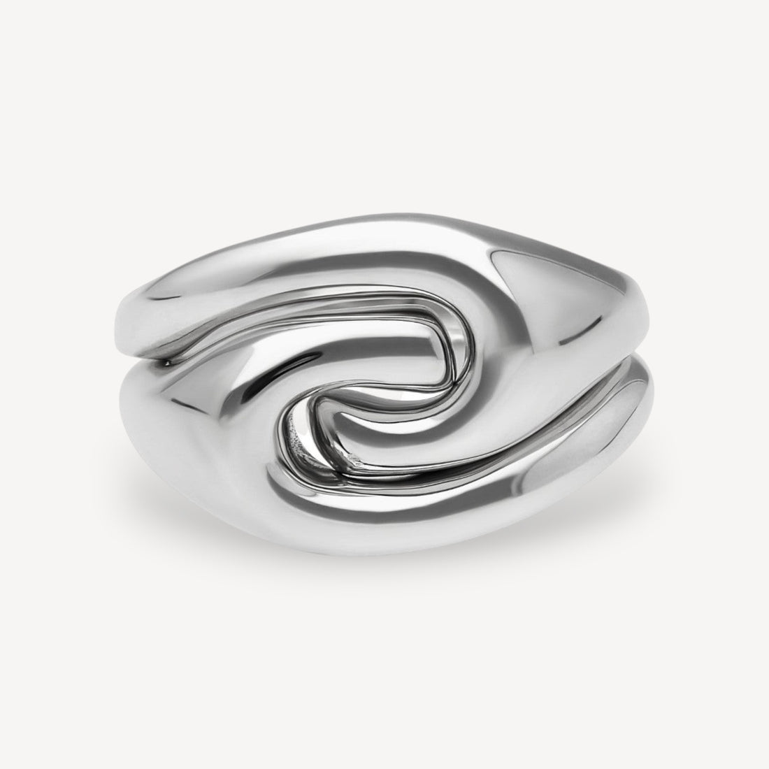 RAVEL TWIN Ring Silver