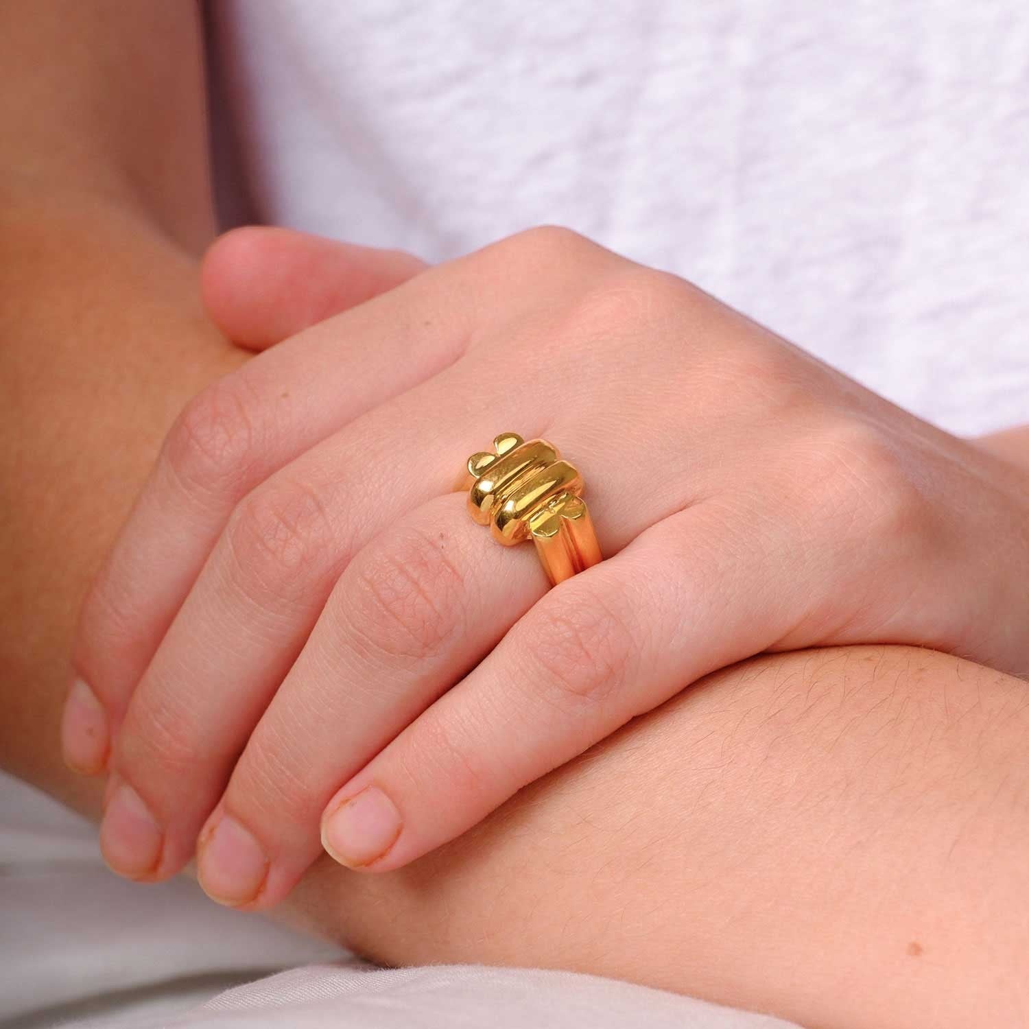 BRANDO Ring Gold Plated