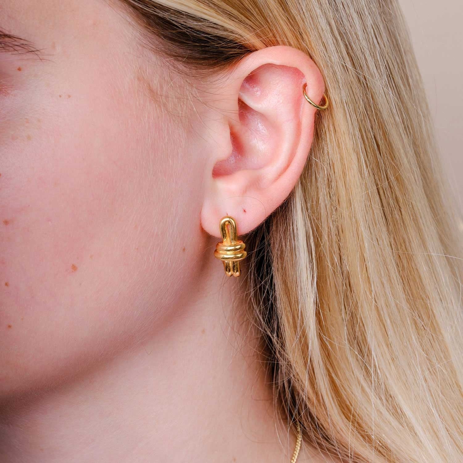 PABLO Earrings Gold Plated