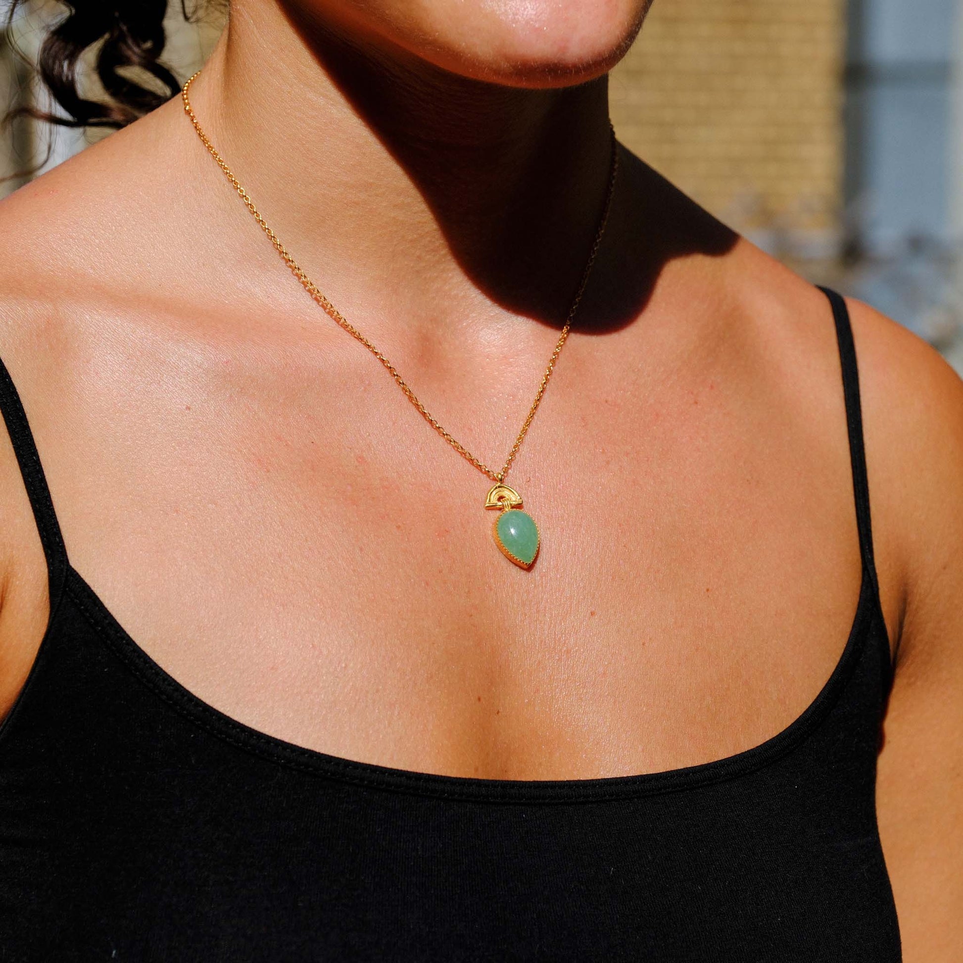 Rosita Bonita at E.C.One  SUNRISE Mini Pendant Aventurine