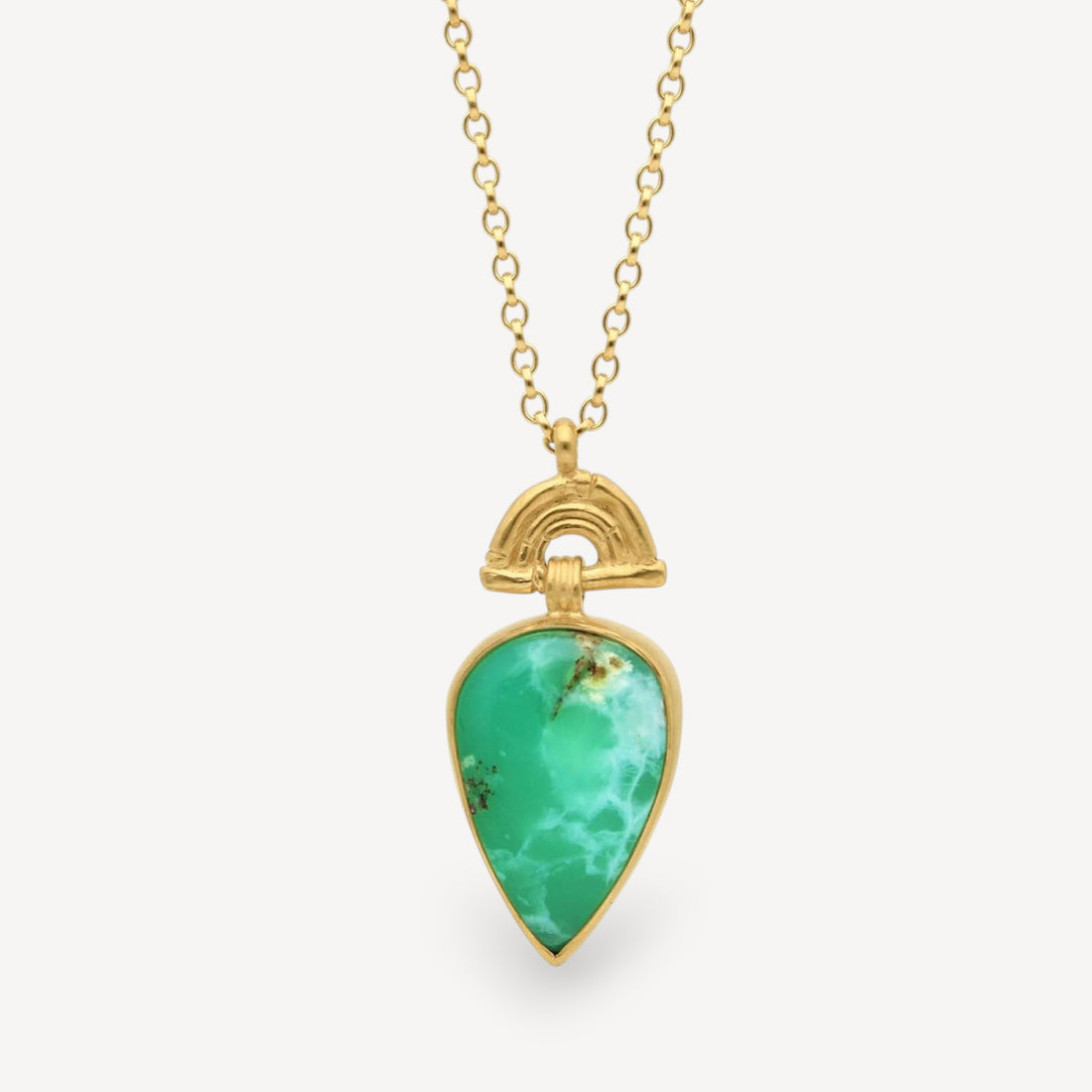 SUNRISE Mini Pendant Chrysoprase
