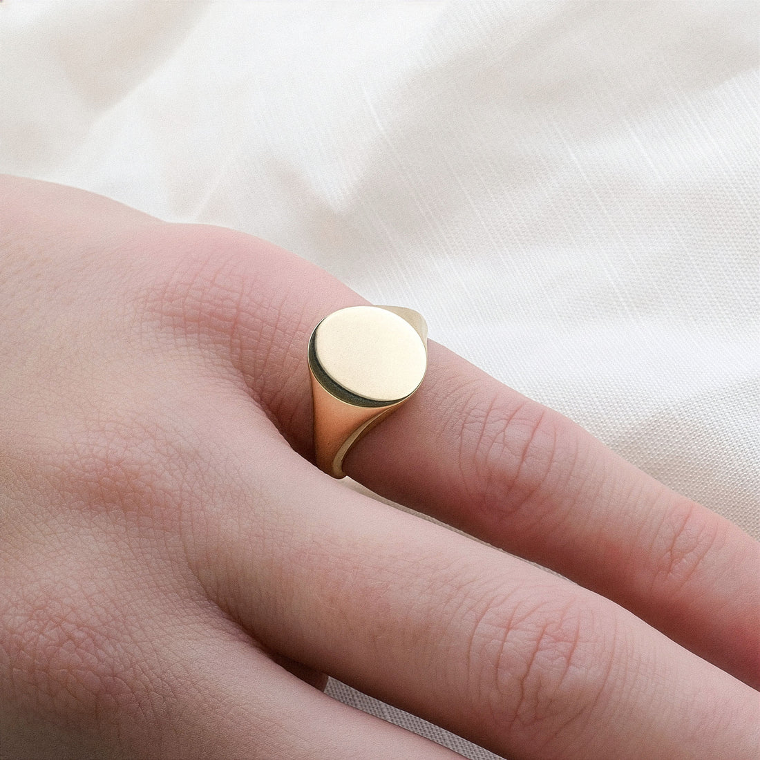 Oval Gold SIGNET Ring