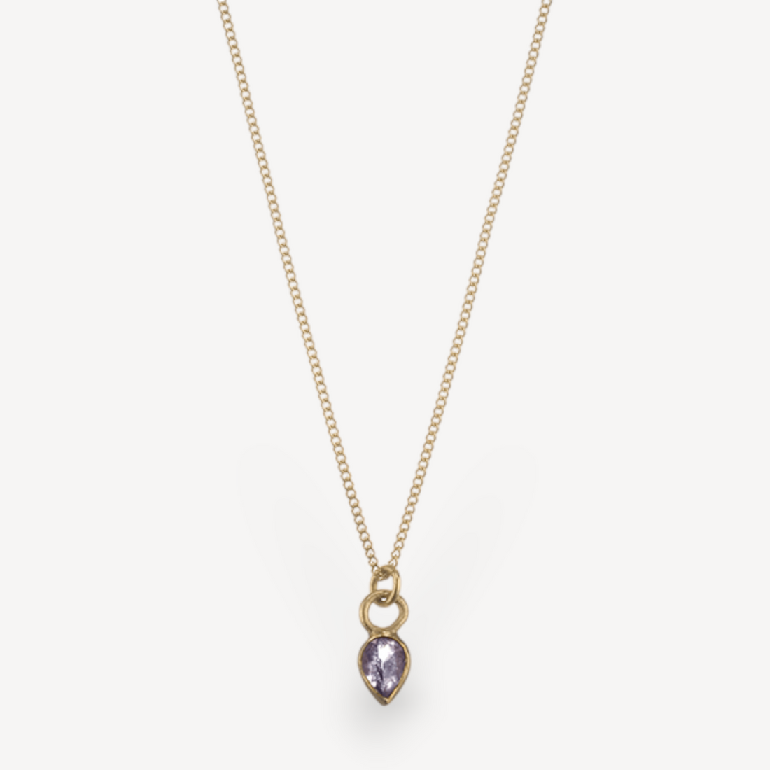 metier at EC One London Pear Shaped Tanzanite Necklace