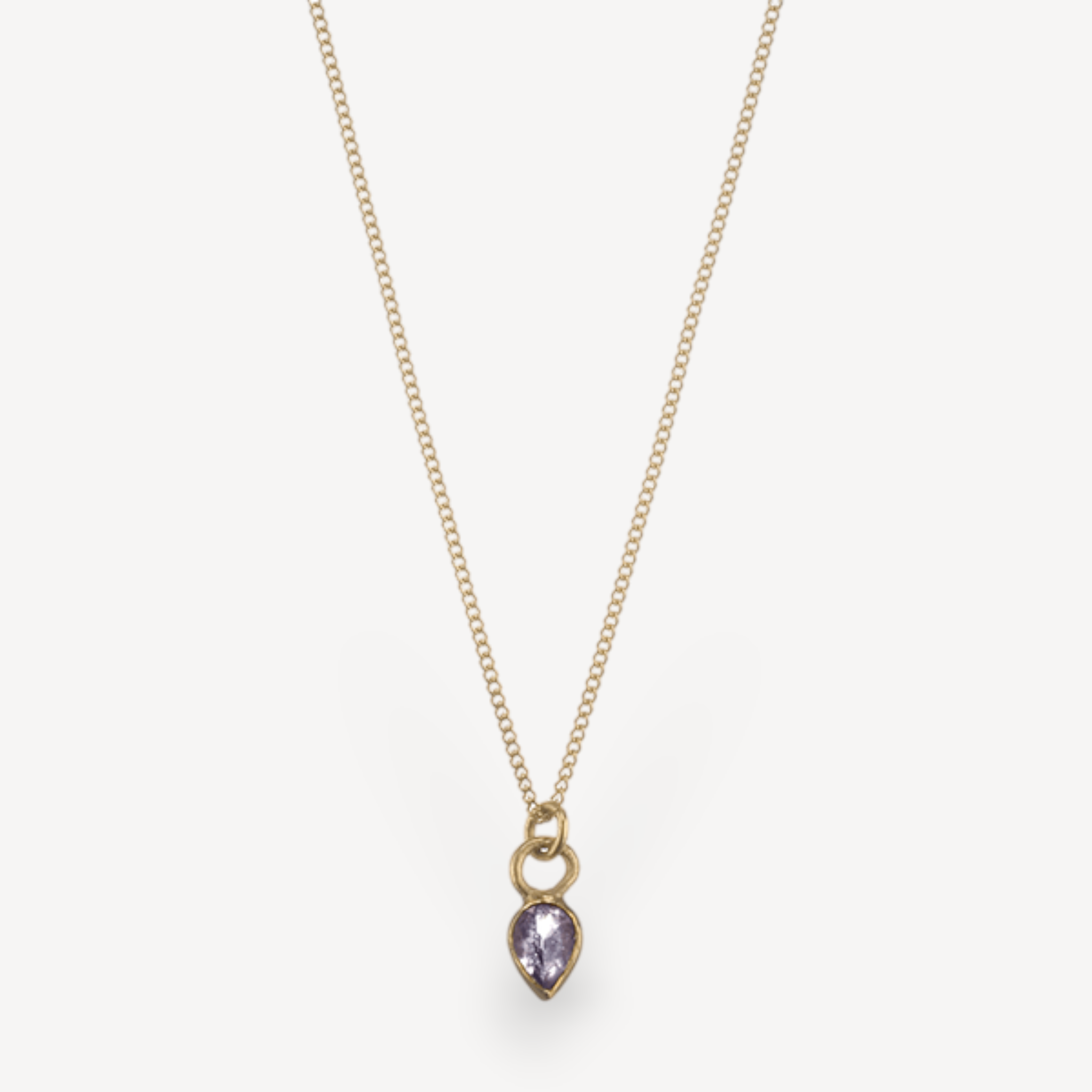 metier at EC One London Pear Shaped Tanzanite Necklace