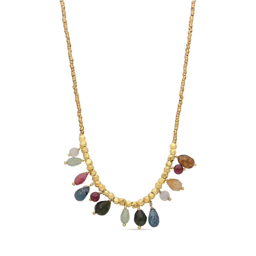 Untitledition AMEMONE necklace with Mixed Gemstones at ethical jewellers EC One London