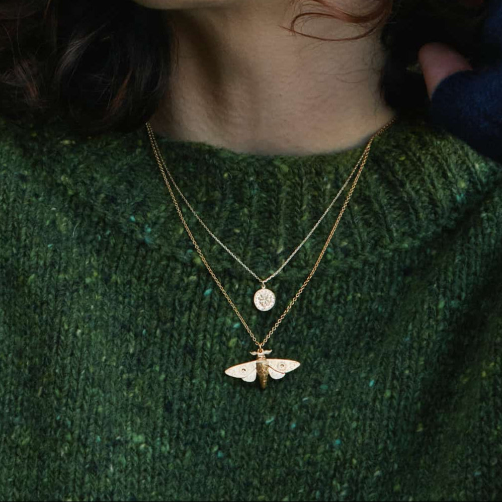 Alex Monroe at E.C.One London Moth Necklace