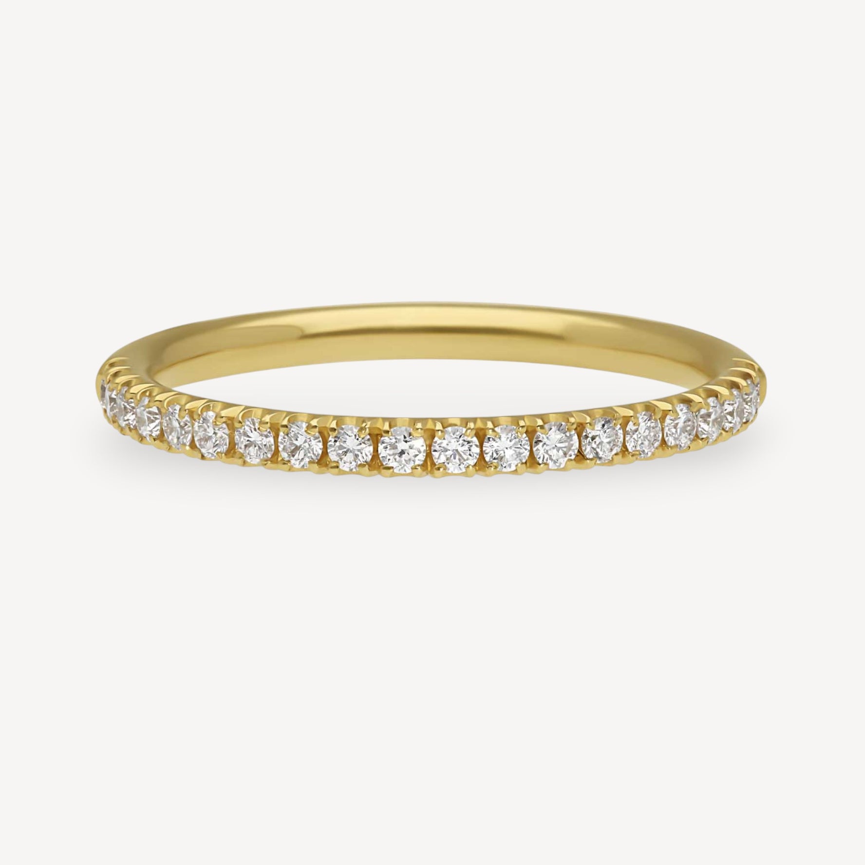 AVA Diamond Wedding Ring Yellow Gold