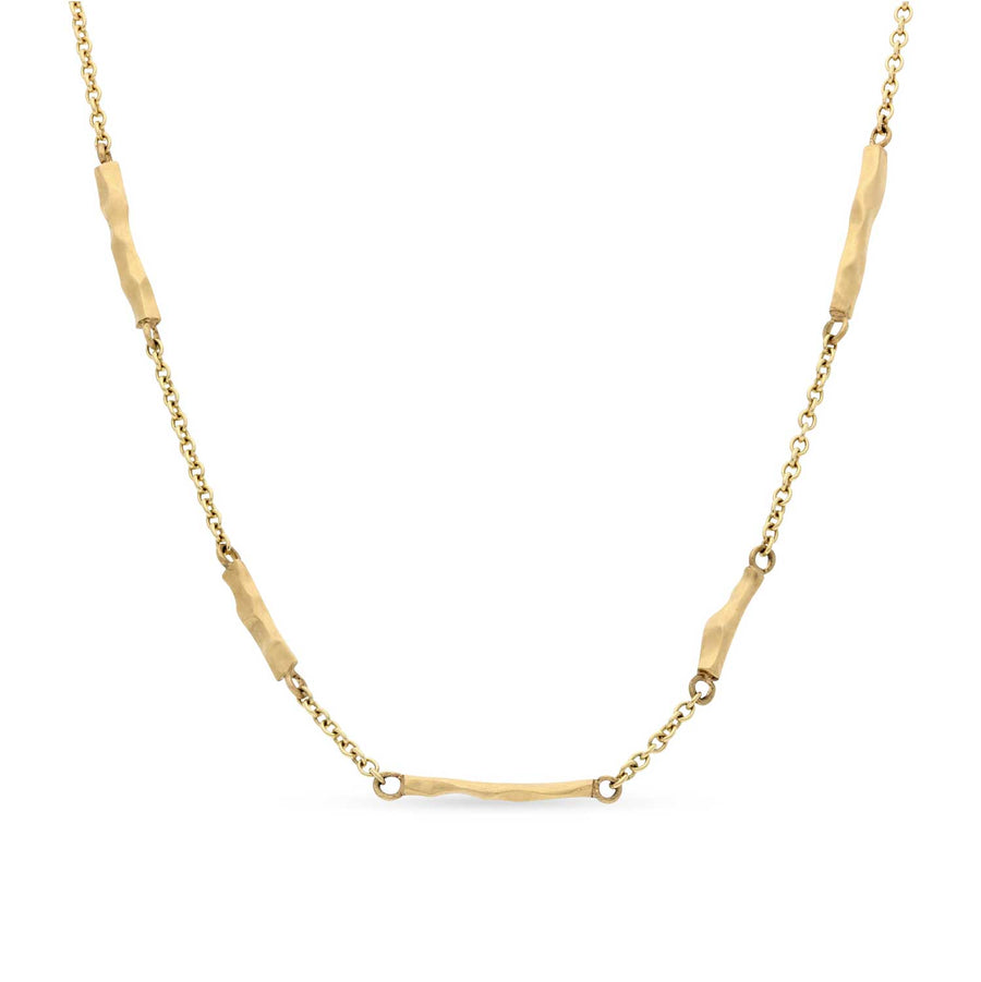 Facet Necklace in Gold