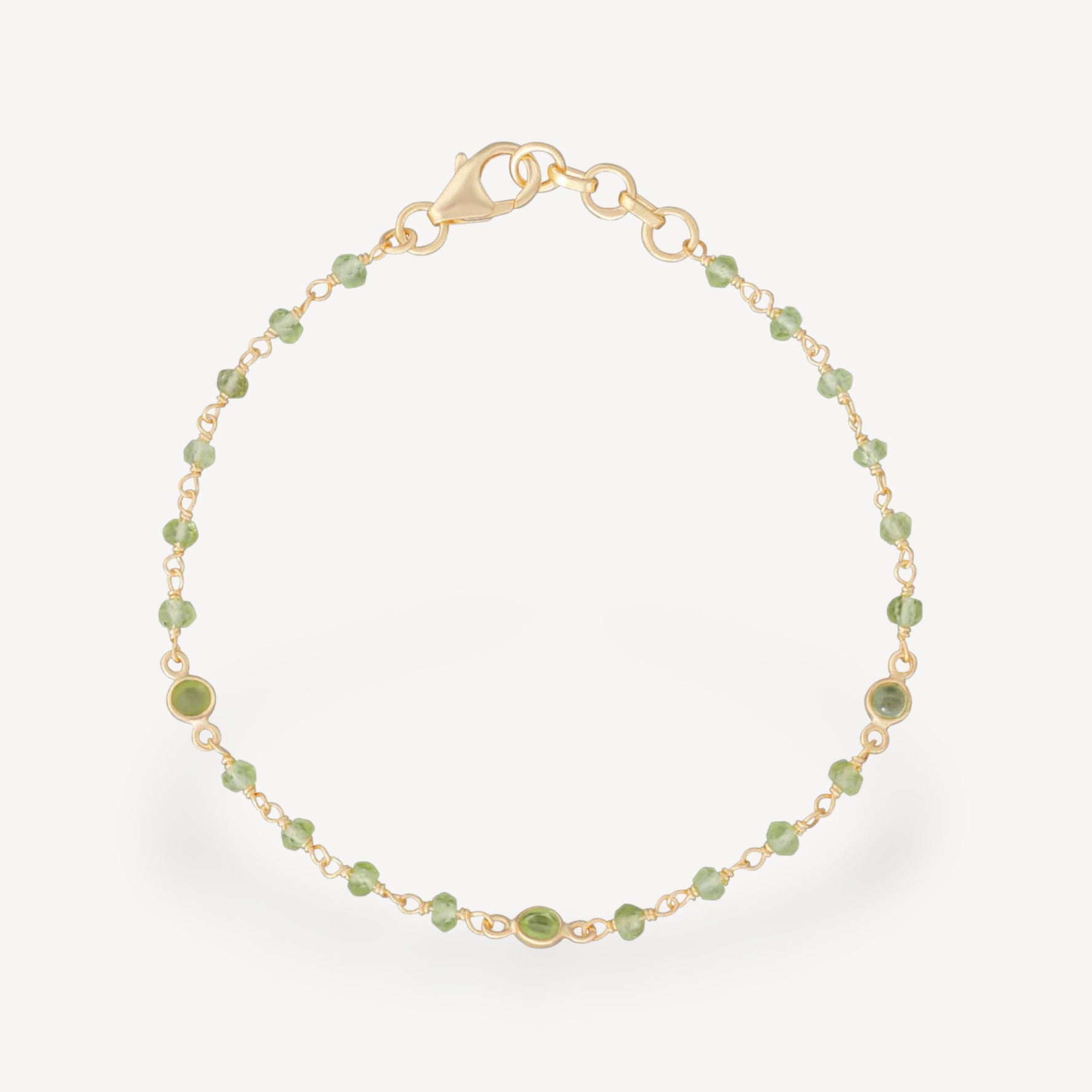 CALYPSO Peridot Gemstone Bracelet