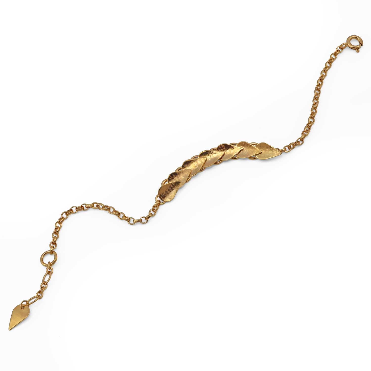 KOMOREBI Chain Vine Bracelet Gold Plated