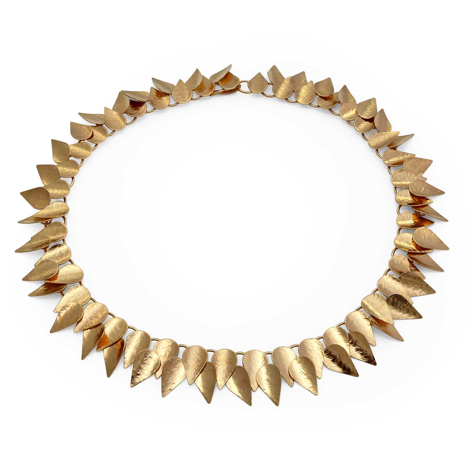 Cara tonkin at ethical jeweller E.C.One London  KOMOREBI Ivy Collar Gold Plated