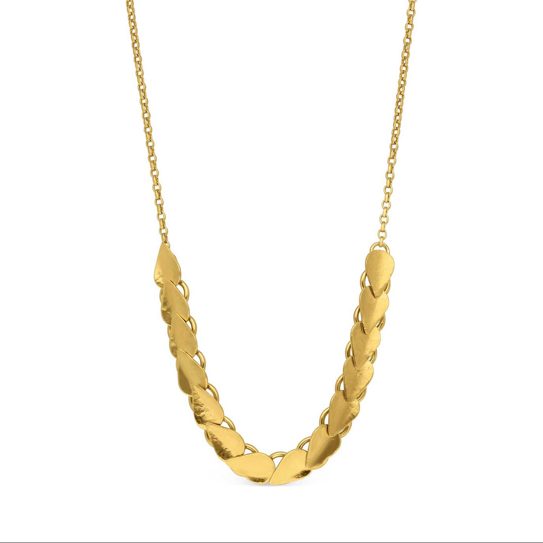 KOMOREBI Chain Vine Necklace Gold Plated by Cara Tonkin at ethical jeweller E.C.One London