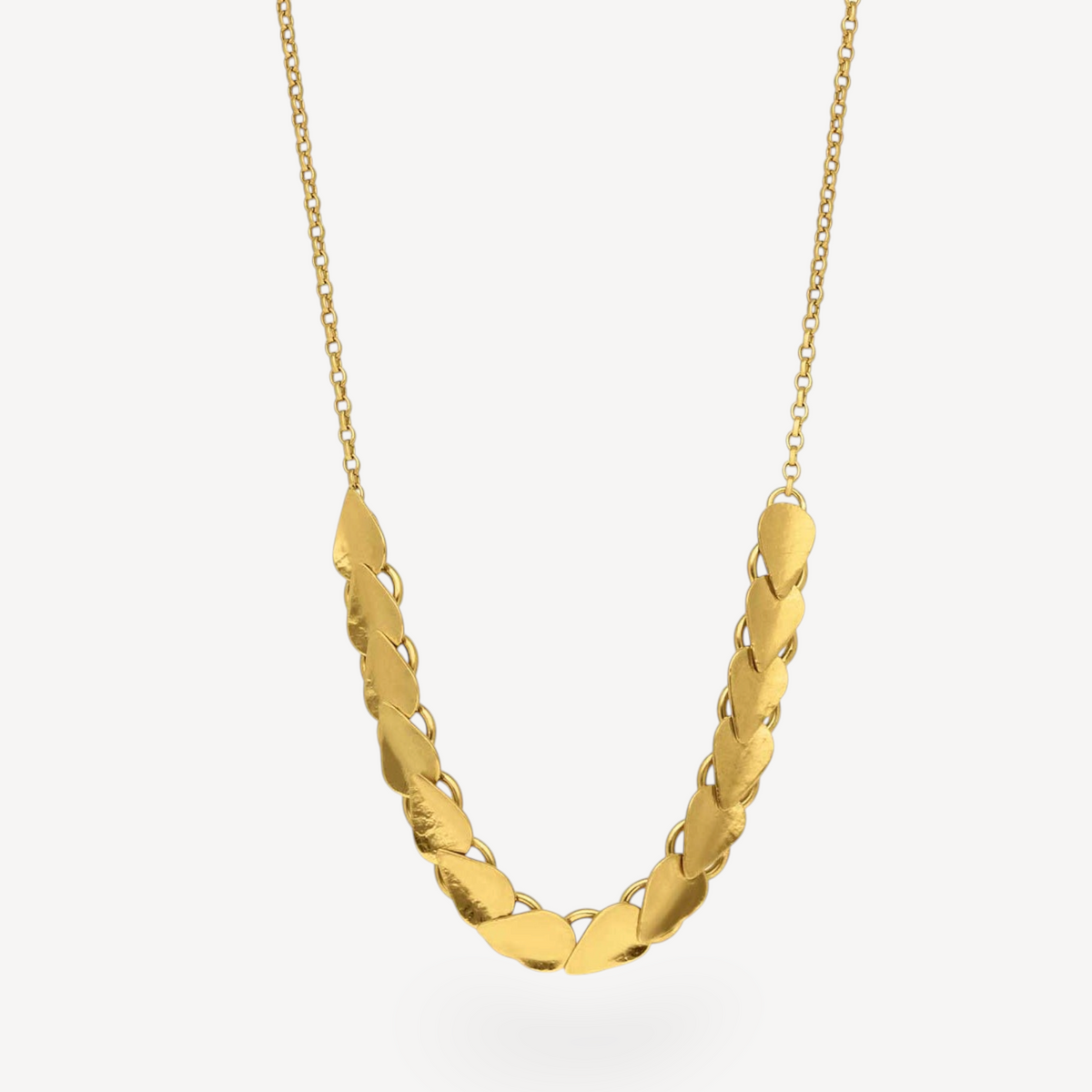 KOMOREBI Chain Vine Necklace Gold Plated by Cara Tonkin at ethical jeweller E.C.One London