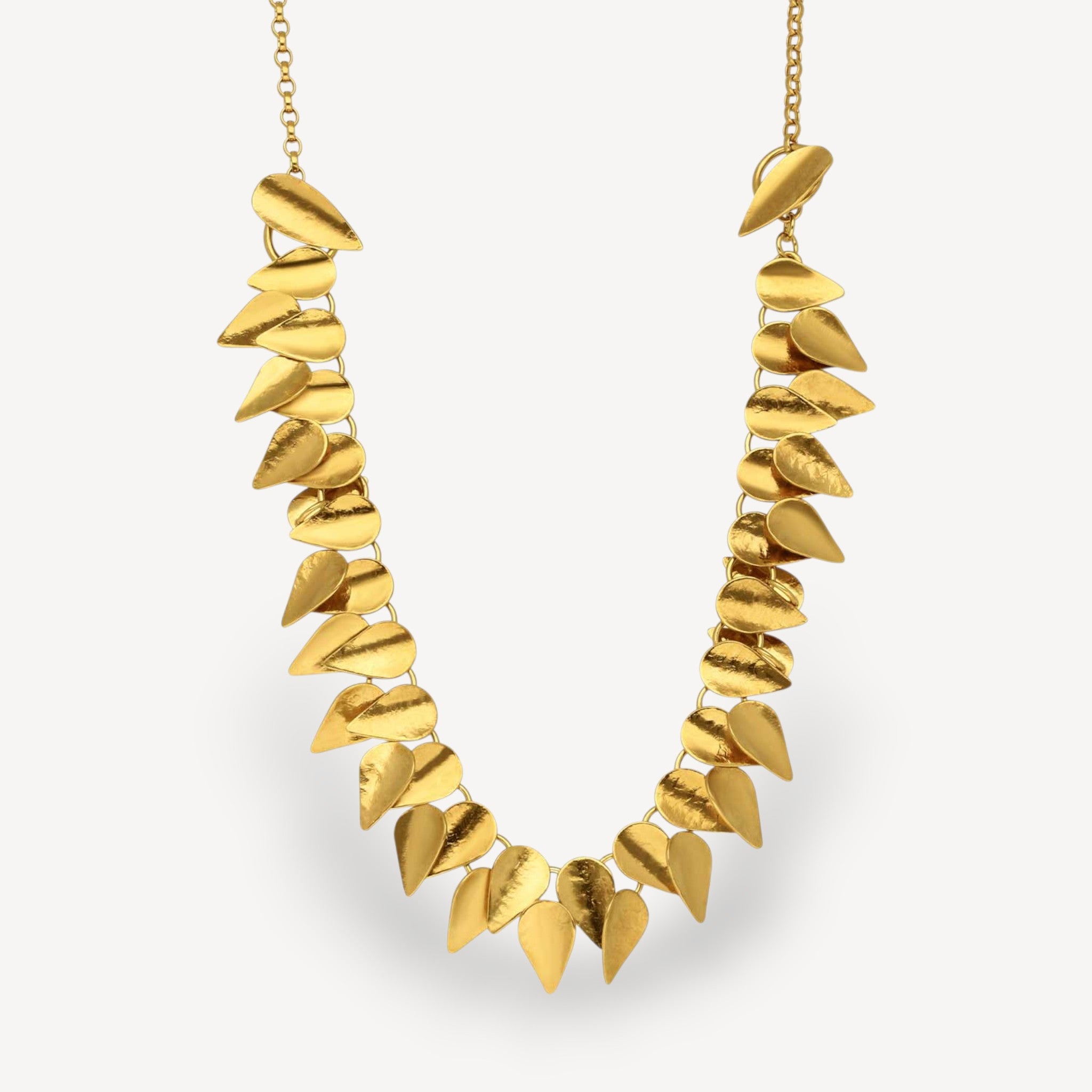 KOMOREBI Midi double layer interchangeable Bracelet/Necklace Gold Plated by Cara Tonkin at ethical jeweller E.C.One London