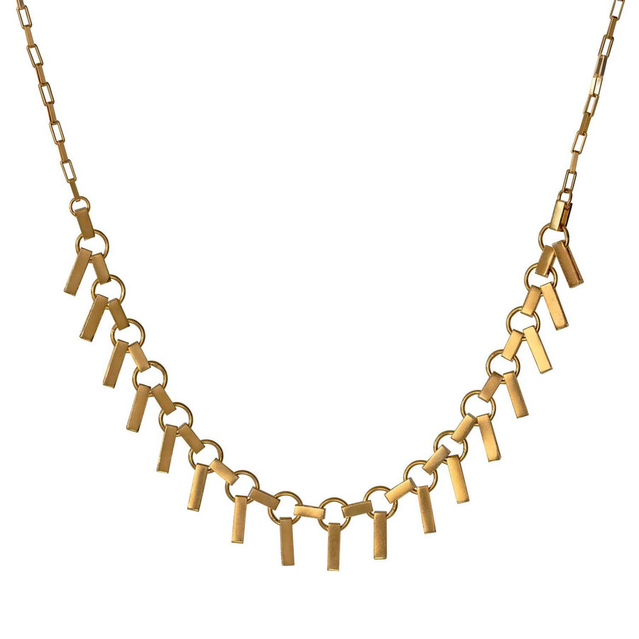 Cara Tonkin Pharaohs Drops Necklace gold plated Silver at ethical jewellers E.C. One London