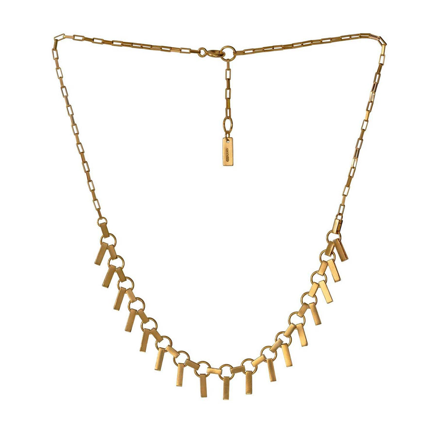 Cara Tonkin Pharaohs Drops Necklace gold plated Silver at ethical jewellers E.C. One London