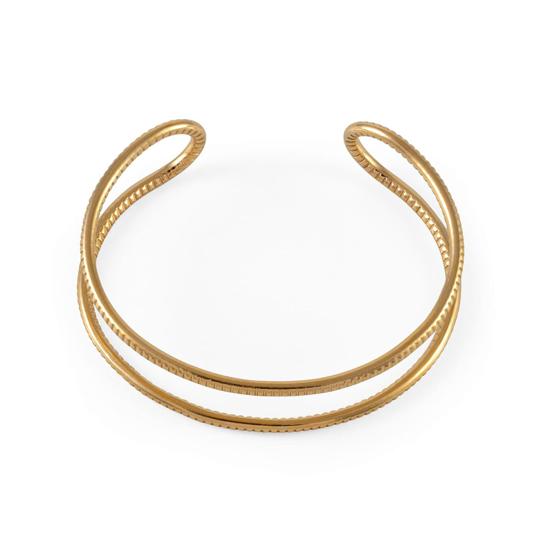 Serpentine Cuff Gold Plated