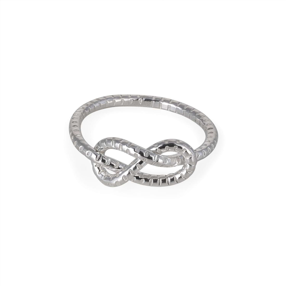 Cara Tonkin Serpentine Mini Knot Ring Silver — EC One
