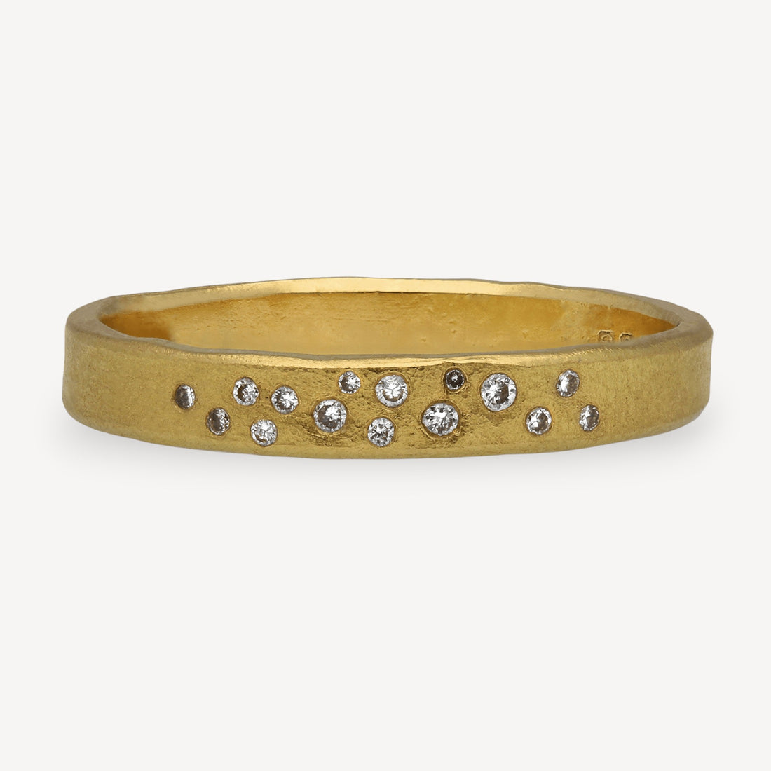 WAVE Diamond Ring Yellow Gold