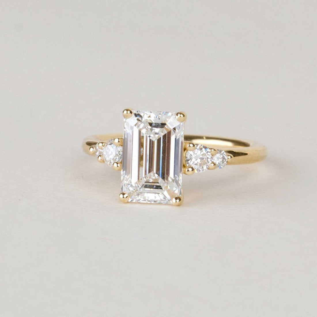 GENEVIEVE Laboratory Grown Diamond Yellow Gold Engagement Ring