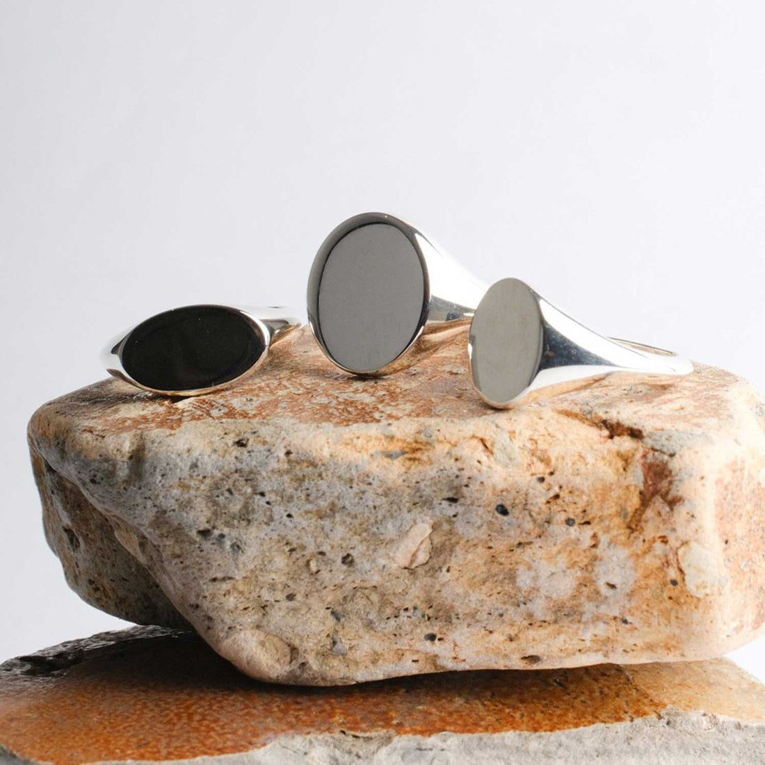 Silver SIGNET Rings at ethical jeweller E.C.One 
