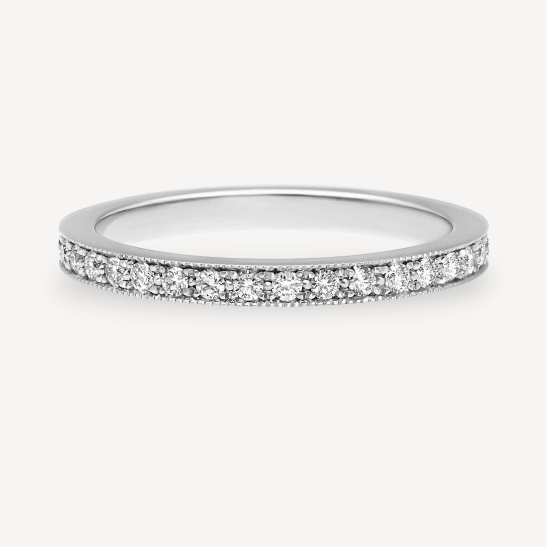 EMMA Slim Full Eternity Diamond Ring Platinum