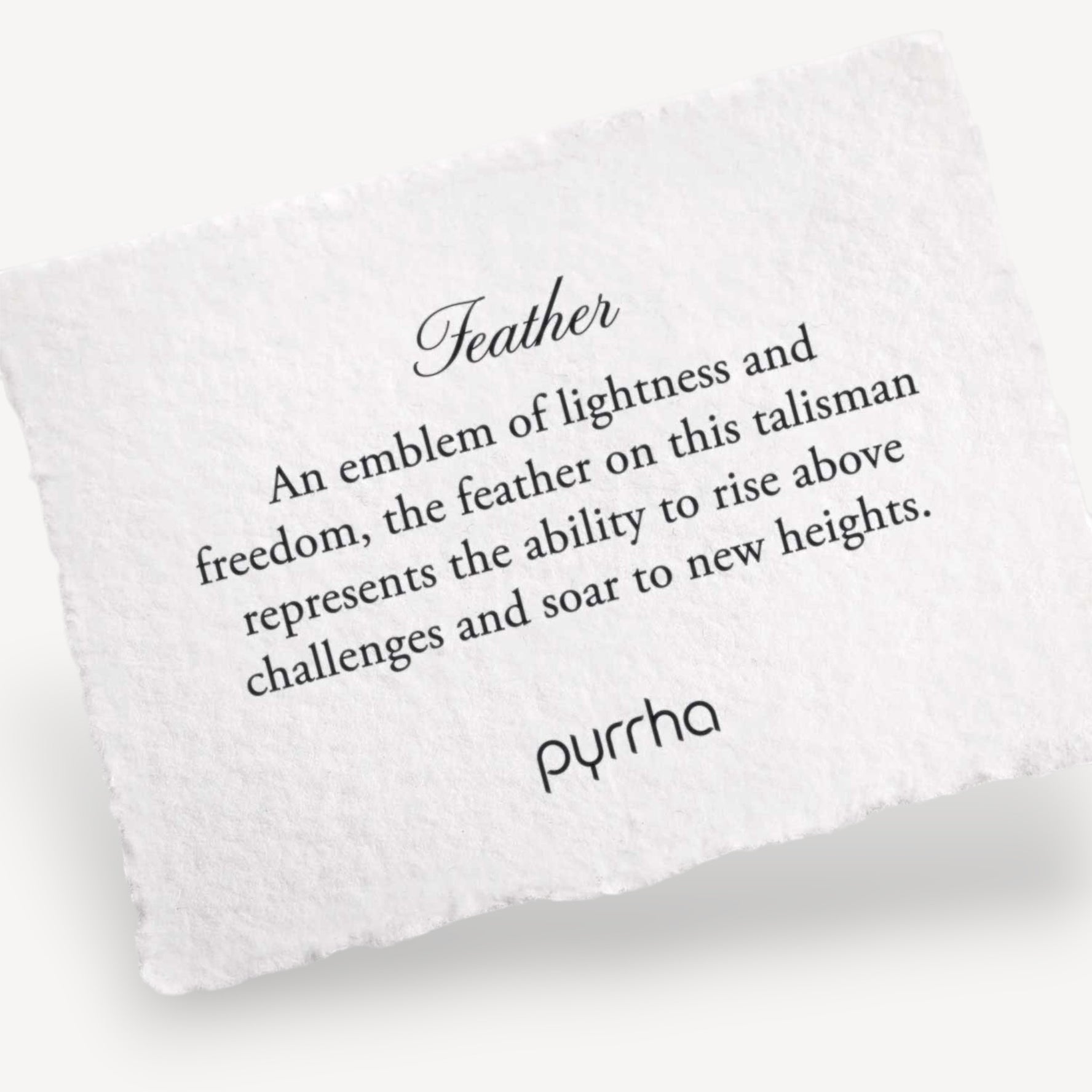 FEATHER Talisman Silver Necklace with Blue Ceramic Detail