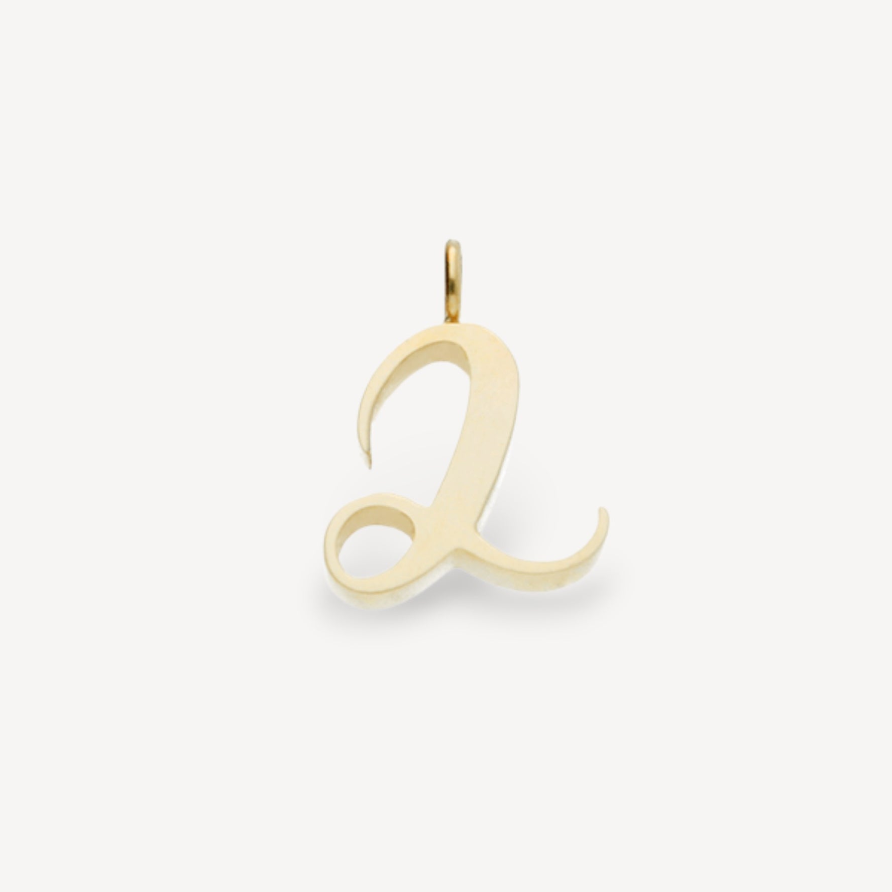 Gold Number "2" charm Pendant