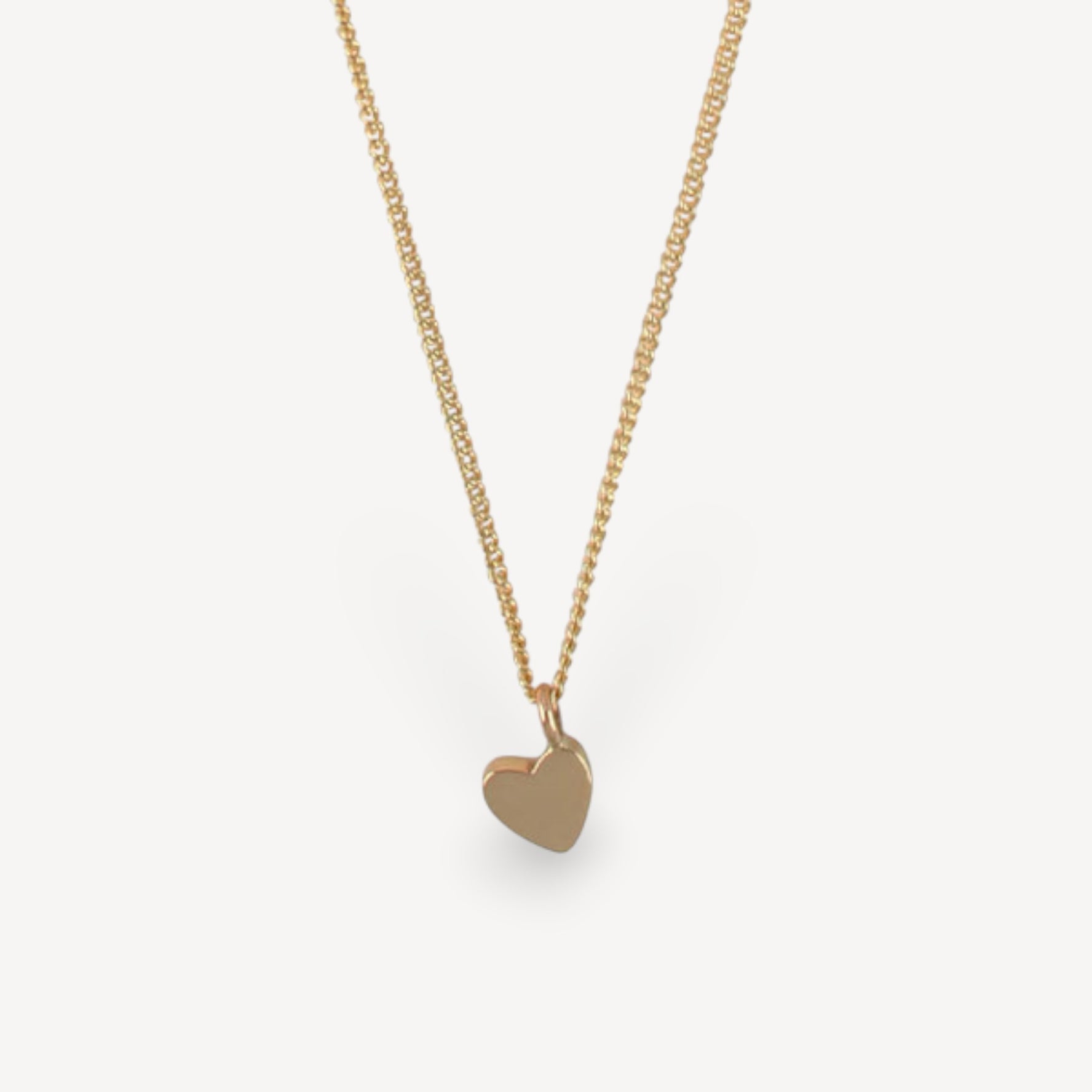 Mini Gold Heart Necklace