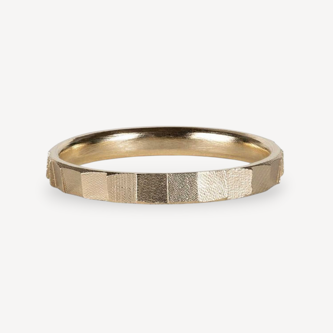 SQUARE 3mm Band 9ct Yellow Gold
