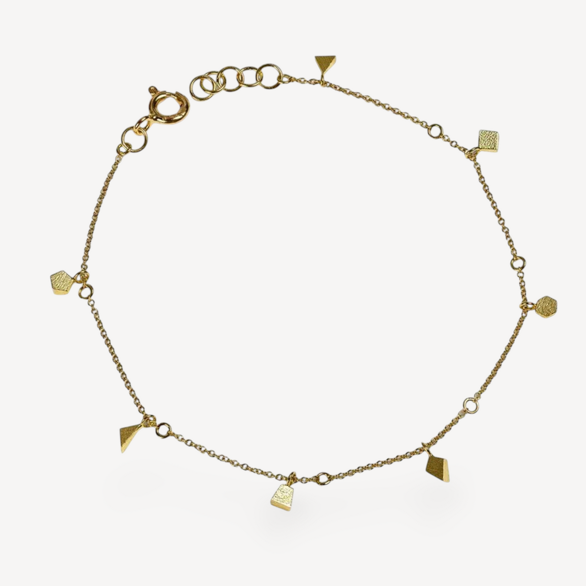 7 GLINT Drop Bracelet Yellow Gold
