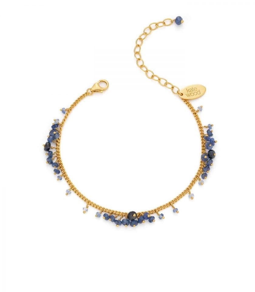 Kate Wood at EC One Blue Sapphire Scattered Bracelet