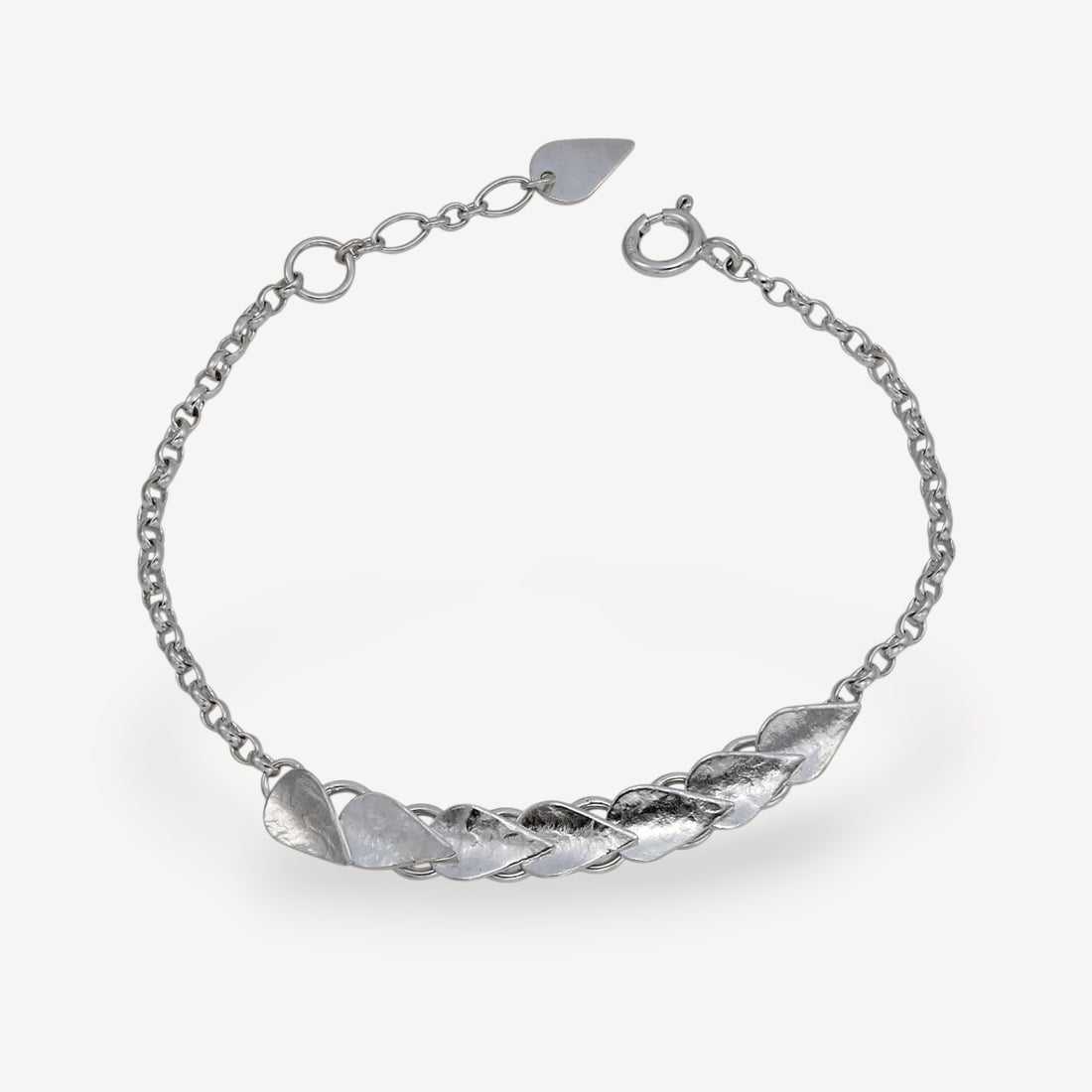 KOMOREBI Vine bracelet and necklace Silver  by Cara Tonkin at B Corp certified Ethical jeweller E.C.One London