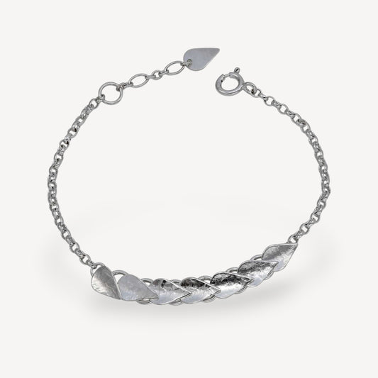 KOMOREBI Vine bracelet and necklace Silver  by Cara Tonkin at B Corp certified Ethical jeweller E.C.One London