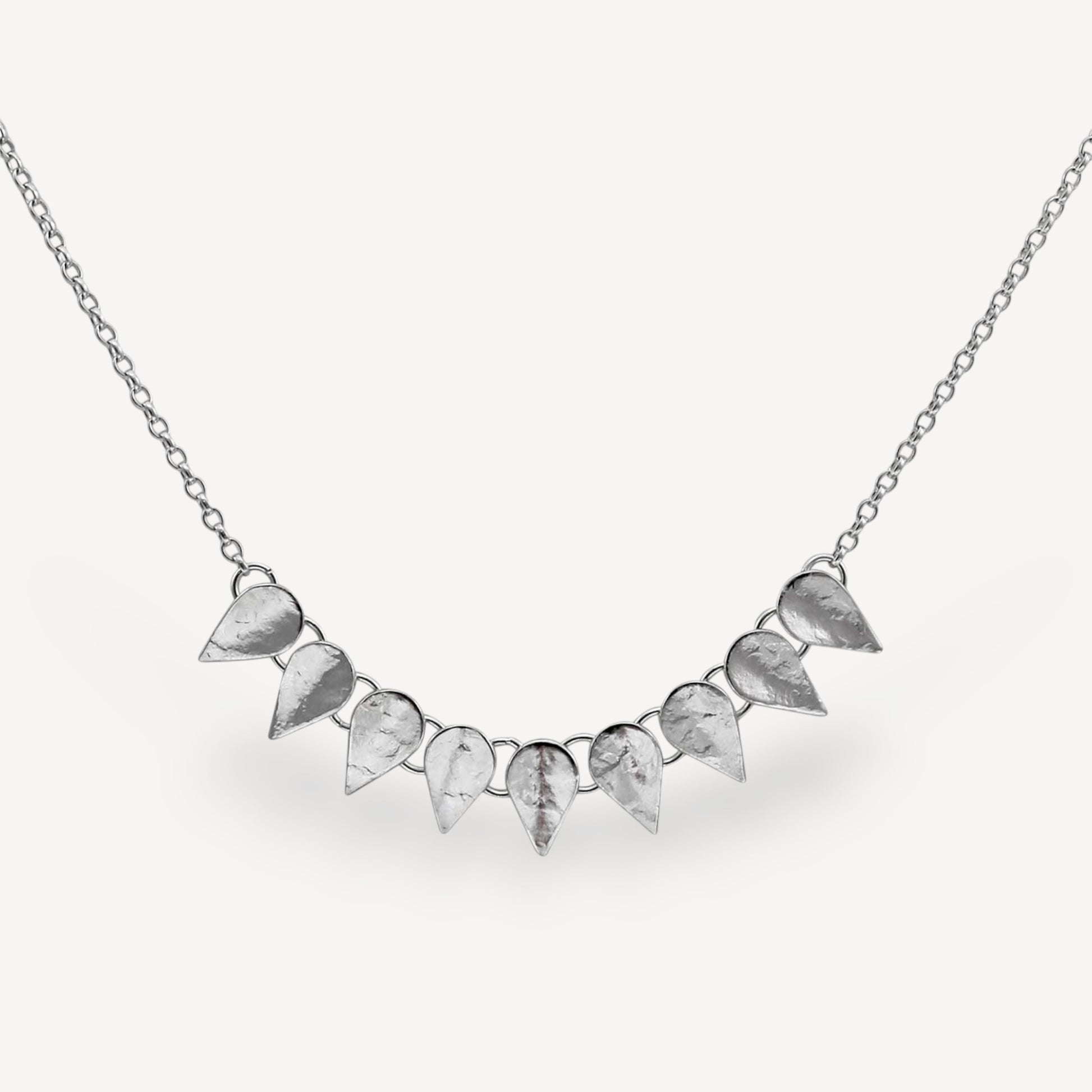 KOMOREBI Vine Necklace Silver  by Cara Tonkin at B Corp certified Ethical jeweller E.C.One London