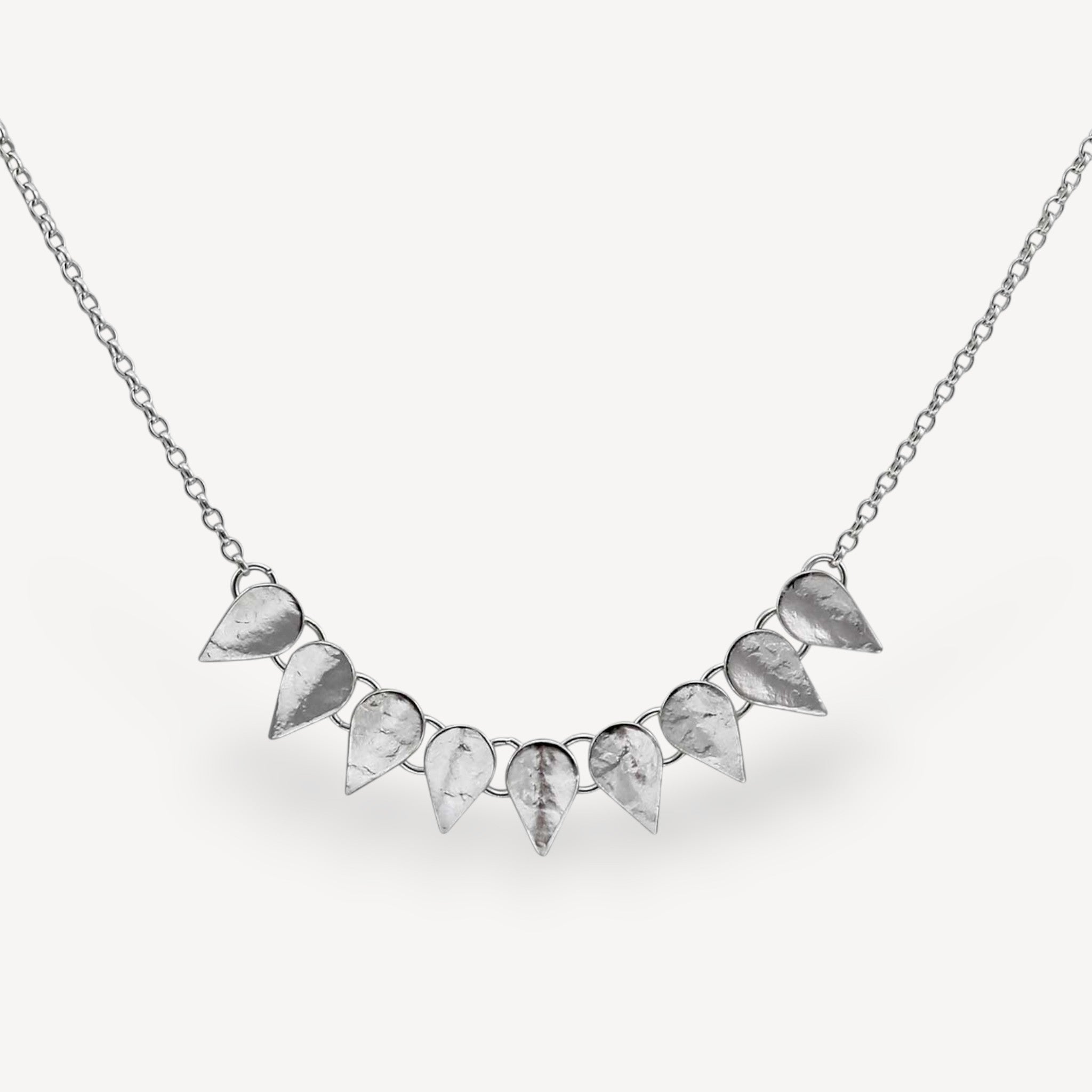 KOMOREBI Vine Necklace Silver  by Cara Tonkin at B Corp certified Ethical jeweller E.C.One London